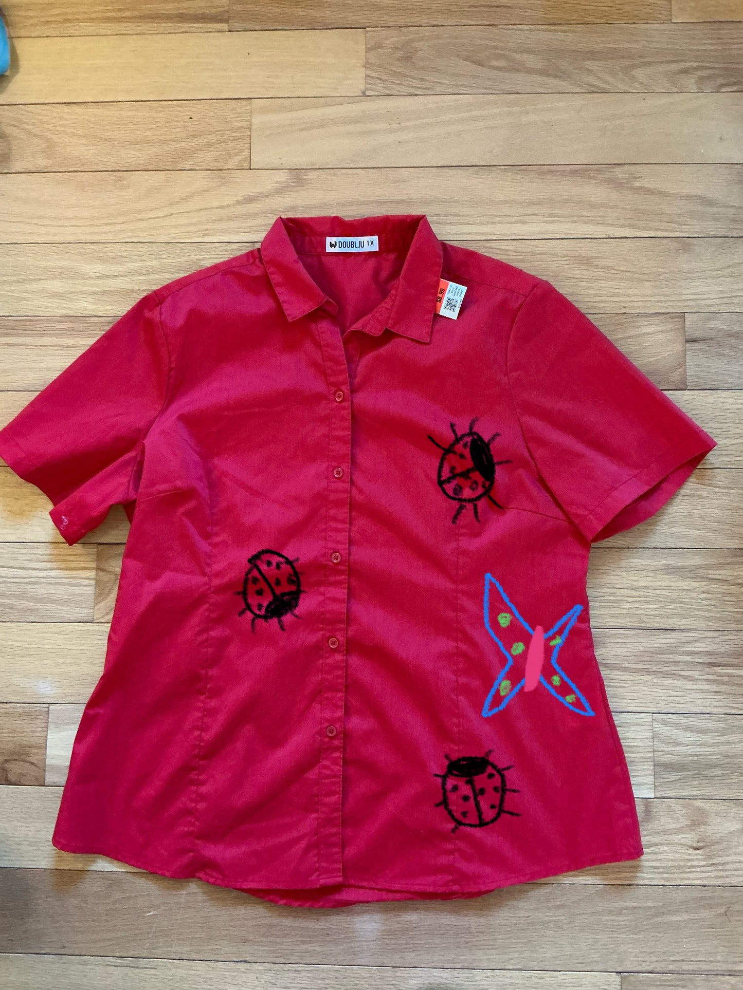 Bug button up